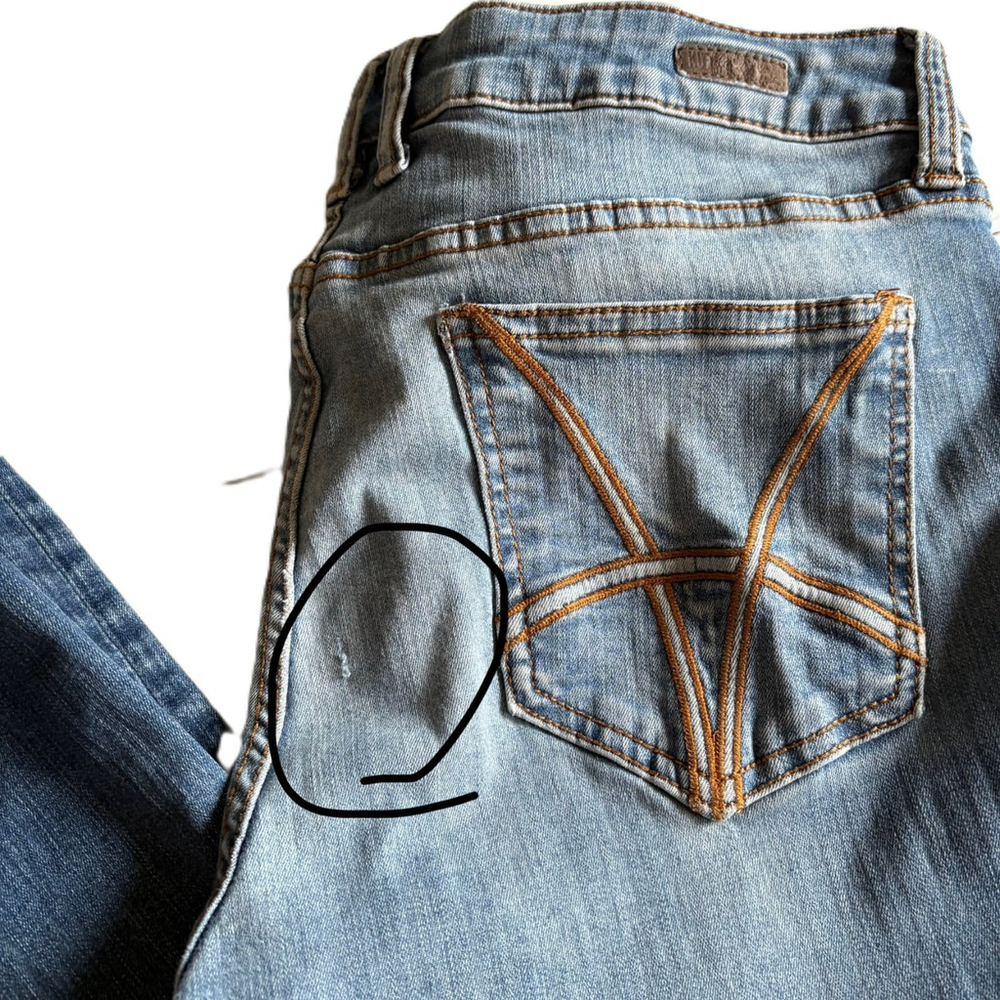 Kut From The Kloth Blue Bootcut Jeans Size 12 - Picture 6 of 12